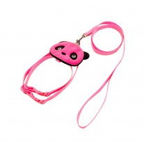 Cute Pet Leashes For Dog Puppy Pet Cartoon Bag Walking Leash PINK, L