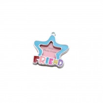 [FRIEND] Colored Star Decorated Mini Photo Frame Style Dog ID Tag Cat ID Tag