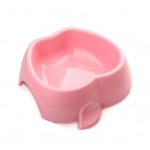 Apple Shaped Pet Bowl Dogs Bowl Pet Supplies PINK(7.5 * 2 Inches)