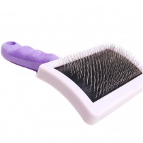 Long handle Stainless Steel Soft Comb Dog Brush Cat brush (Random Color)