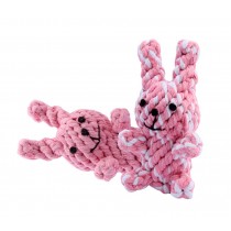 Knot Rope Ball Chew Dog Puppy Toy Pet Chew Toy Cute Rabbit