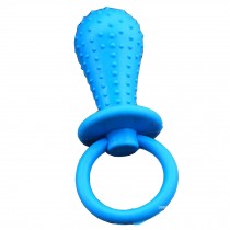 Pet Toys[Nipple]--Durable Clean Teeth Chew Toy/Dental Chew Pack,BLUE,6-inch