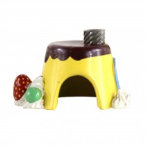 Bottomless Style Ceramics Hamsters Habitat Delicious Pudding Pattern