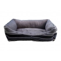 Pet Bed Dog Puppy Cat Soft Cotton Fleece Warm Nest House Mat--Gray