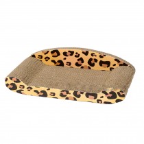 Leopard Grain Corrugated Paper Pet Toy--Cat Sofa Scratching Post(46.5*22.5*4CM)