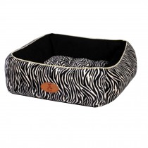 [Lovely Square zebra-stripe] Faddish & Soft Pet Nest Dog Mat,Cat Bed(55*55*17CM)