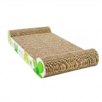 Sun Flower Series Corrugated Paper Cat Scratching Pad/Board,Cat Bed,GREEN