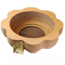 Natural Paper&Wood Cat Scratching Pad New Style Scratcher with Catnip