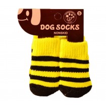 Pet Socks-Pet-Slip Bottom Pad Multicolor Variety Scratch Furniture--Yellow Black
