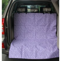 Waterproof Pet Car Seat Cover Dog Travel Mat for SUV Trunk, Purple Cloud