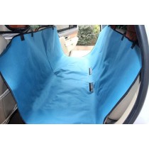 Waterproof Solid Color Bench Seat Dog Car Seat Cover Blue- Fit Most: 57"Wx57"L