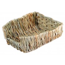 Natural Indoor Rabbit Hutch Straw Mattress Handmade Rectangle Bed,Random Style