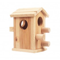 Ornate Small Pet Hamster Wooden House/Bedroom Accessories