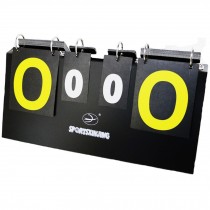 Portable Tabletop Multifunctional Scoreboard For Sports Games Black