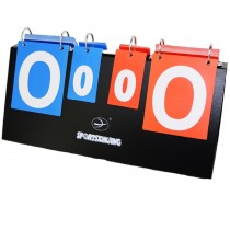 Portable Tabletop Multifunctional Scoreboard For Sports Games Black