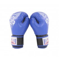 Cool Boxing Fighting Gloves Sanda Training Gloves BLUE, 10 Ounce