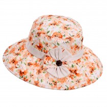 Hat Summer Ms. Collapsible Sun Hat UV Large Brimmed Beach Hat Breathable