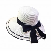 Women Sun Beach Hats Wide Brim Packable Straw Hats Foldable Bucket Hat Beach Hat