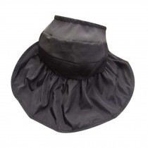 Women's Beachwear Sun Hat Black Hat Beautiful Wide Brim Cap Folding Straw Hat