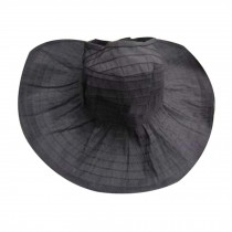 Black, Summer Cap Adjustable Beach Hat Women's Fashion Wide Brim Hat Sun Hat