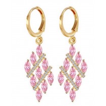 Long Earrings Jewelry Love Fashion Zircon Earrings  Women Gifts Stud Earrings