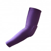 [PURPLE] Comb Pad Protection Compression Basketball Shooter Sleeve, Size L