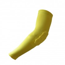 [YELLOW] Comb Pad Protection Compression Basketball Shooter Sleeve, Size L