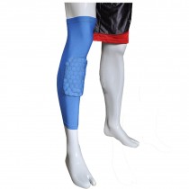 [AZURE] Long Comb Pad Compression Basketball Leg Sleeve One Pic, Size L
