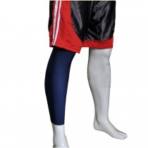 [NAVY] 17.7" Long Compression Basketball Leg Sleeve One Pic, Size Middle