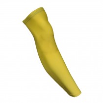[YELLOW] 18.5" Long Compression Basketball Leg Sleeve One Pic, Size Large