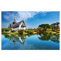 1000 Pieces Wooden Jigsaw Puzzle Chiang Mai Temple Thailand Scape Decoration Gift