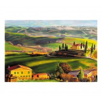520 Pieces Jigsaw Puzzle for Adults Wooden Assemble Puzzle Game, Rural Scenery