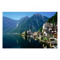 1000 Pieces Wooden Jigsaw Puzzle for Adult Austrian Town Scenery Assemble Toy