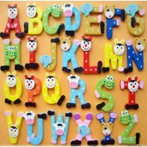 Funny Letters Magnets Colorful Cartoon 26 Capital Letter Magnets