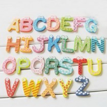26 PCS Alphabet Magnets Assorted Color Refrigerator Magnets Preschool Toys