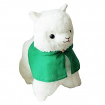 13 inches White Alpaca Plush Doll 3D Stuffed Animal Toys Gift Throw Pillow Sofa Decoration Bed Cushion