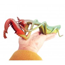 2 Pcs Large Artificial Simulated Mantis Halloween Joke Trick Scary Toys Kids Educational Model