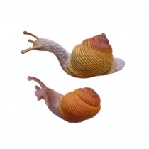 Artificial Snails for Sand Table Figures Toys Kids Educational, 6 Pcs (2 Size)