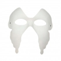 10 Pcs White Mask Hand Painted Eye Mask DIY Paper Mask Costume Mask Butterfly
