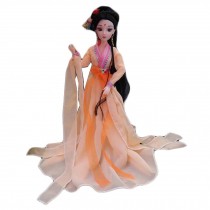 Orange Costume Chinese Fictional Character Ball-Jointed Doll 12-Joints Doll for Girls, Bai Fengjiu