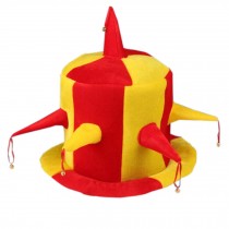 Clown Top Hat Halloween Hat Clown Cap Party Costume Carnival Cap Clown Hat