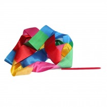 2 Pcs Children Dance Streamers Rhythmic Gymnastics Ribbon Dance Ribbon /Colorful