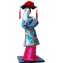 Ancient Chinese Beauty Doll Reading Furnishing Articles, Random Style