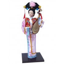Ancient Chinese Beauty Doll Playing The Pipa Furnishing Articles, Random Style