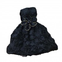 Handmade Black Lace Dress Evening Dress Wedding Party Dresses Gowns Outfit for 11.5 inch Doll