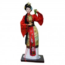 Traditional Chinese Art Silk Figurine Doll Statue Chinese Doll-Shi Xiangyun