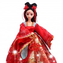 Wu-hou Doll Dress Doll Gorgeous China Doll Ball-Jointed Doll For Girls