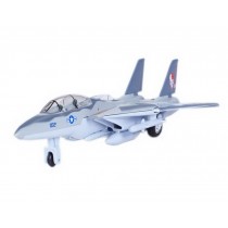 Plastic Airplane Model Pull Back F-14 Fighter Model for Kids 9''