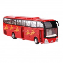 Children's Toy Alloy Car Bus Model Car Toy,Red