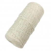 White 2 Rolls x 328 Feet - 2mm Jute Twine Packing Material String Ropes for DIY
